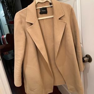 Theory Clairene Jacket I'm Double-Face-Wool-Cashmere Palomino / Camel / Beige